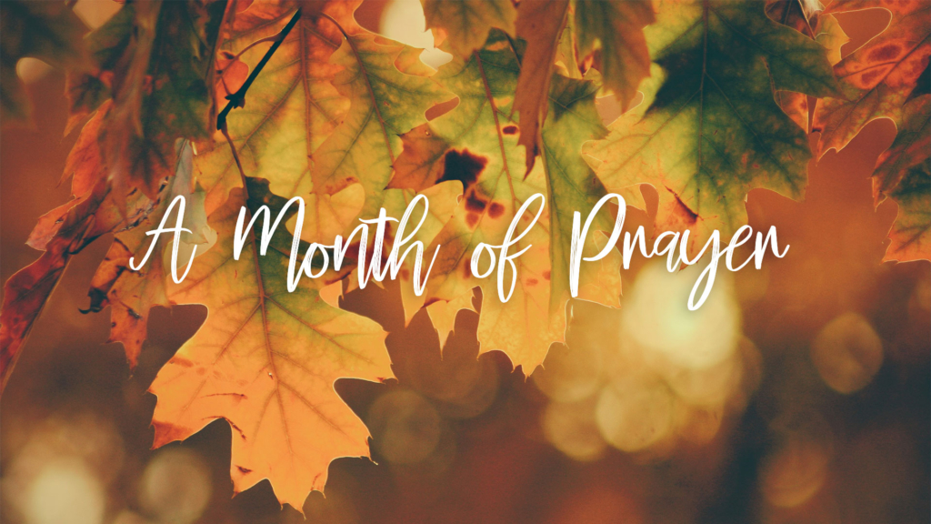 month of prayer